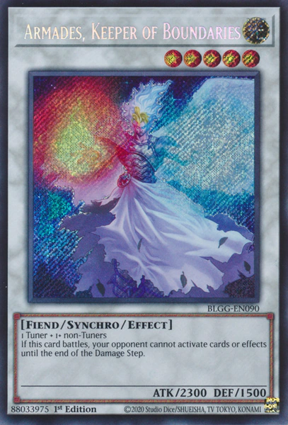 Armades, Keeper of Boundaries (YuGiOh) BLGG-EN090